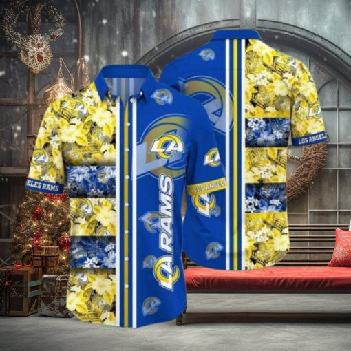 Nfl Los Angeles Rams Tropical Beach Summer Trendy Hawaiian Shirt Aloha Shirt