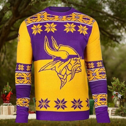 Nfl Minnesota Vikings Big Log Ugly Christmas Sweaters