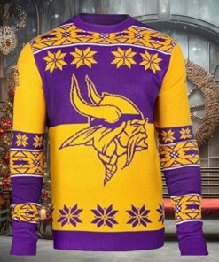 Nfl Minnesota Vikings Big Log Ugly Christmas Sweaters