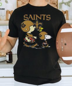 Nfl New Orleans Saints Charlie Brown Snoopy And Woodstock Road T hoodie, sweater, longsleeve, shirt v-neck, t-shirt