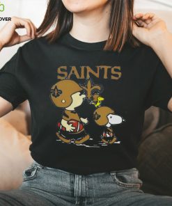 Nfl New Orleans Saints Charlie Brown Snoopy And Woodstock Road T hoodie, sweater, longsleeve, shirt v-neck, t-shirt