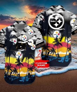 Nfl Pittsburgh Steelers Hawaiian Shirt & Short