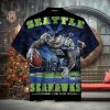 Carolina Panthers NFL Us Flag Hawaiian Shirt Custom Summer Aloha Shirt