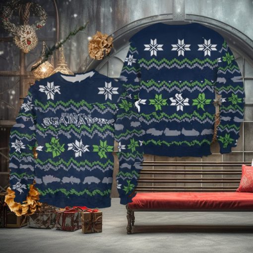 Nfl Seattle Seahawks V3 Ugly Sweater Christmas For Fans