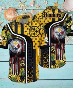 Nfl Steelers Hawaiian Shirt 3D Printed Aloha Shirt For Men Women Summer Vacation Gift