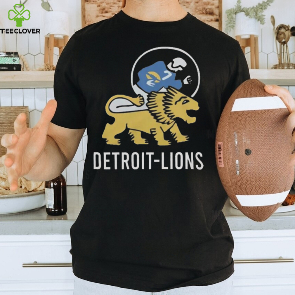 Nfl Team Detroit Lions '52 Homage Tri Blend Shirt - Limotees