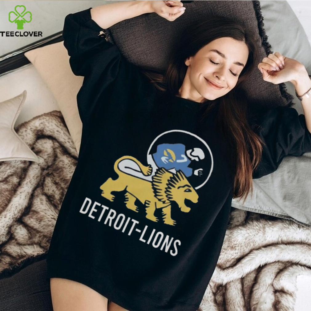 Nfl Team Detroit Lions '52 Homage Tri Blend Shirt