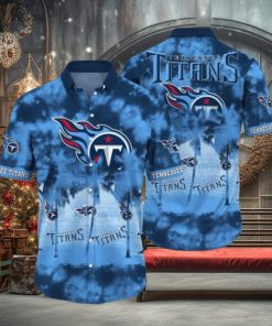 Nfl Tennessee Titans Blue Trendy Hawaiian Shirt Aloha Shirt
