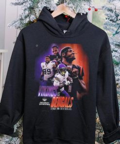 Nfl afc nfc north saturday showdown to kickoff minnesota vikings versus cincinnati bengals poster shirt