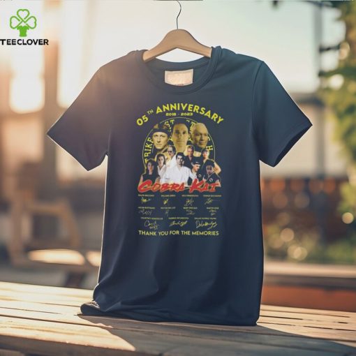 05th Anniversary 2018 – 2023 Cobra Kai Thank You For The Memories T Shirt