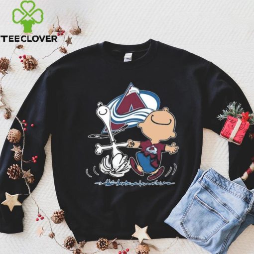 Nhl Colorado Avalanche Charlie Brown Snoopy Colorado Avalanche hoodie, sweater, longsleeve, shirt v-neck, t-shirt