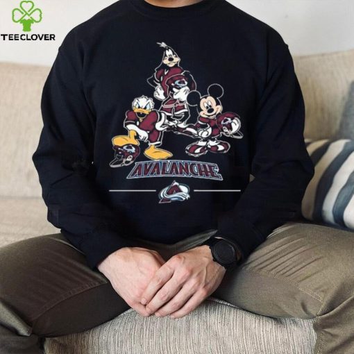 Nhl Colorado Avalanche Mickey Donald Goofy Fan Shirt