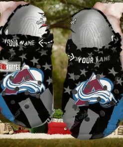 Nhl Colorado Avalanche Star Flag Custom Name Crocs Clog