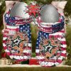 Nhl Dallas Stars American Flag Custom Name Crocs Clog