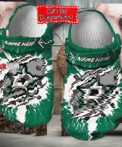 Nhl Dallas Stars Custom Name Green White Crocs Clog