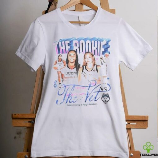 The Rookie and the Vet Paige Bueckers and Sarah Strong UConn Huskies shirt