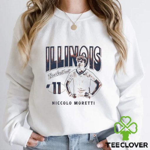 Niccolo Moretti 11 University of Illinois basketball hoodie, sweater, longsleeve, shirt v-neck, t-shirt