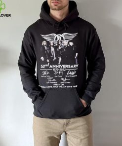 Nice Aerosmith 52nd Anniversary 1970 2022 Dream On Dream Until Your Dreams Come True Signature Shirt