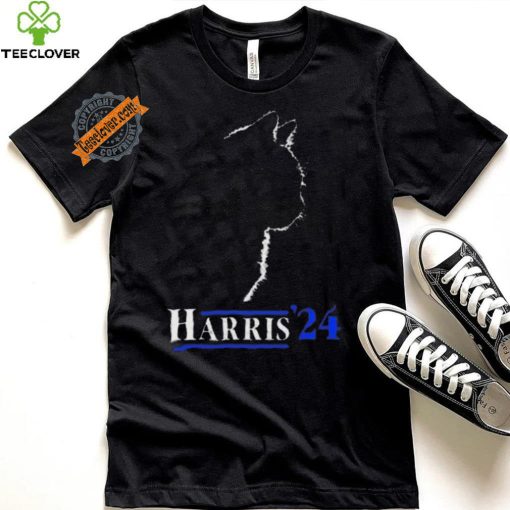 Nice Cat Ladies For Kamala Funny Cat 2024 President Kamala Harris Shirt