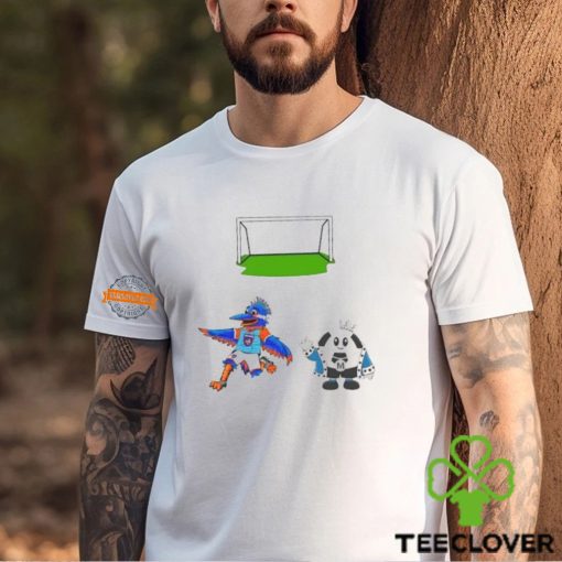 Nice Charlotte VS Inter Miami MLS 2024 mascot cartoon soccer shirt
