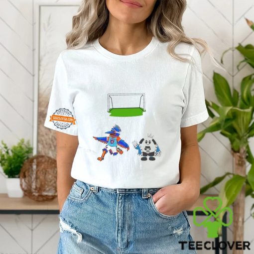 Nice Charlotte VS Inter Miami MLS 2024 mascot cartoon soccer shirt