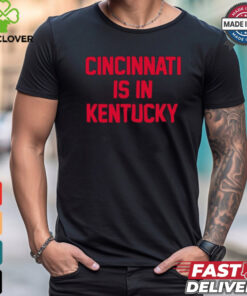 Nice Cincinnati Is In Kentucky Cleveland Guardians 2024 AL Central Division Champions shirt