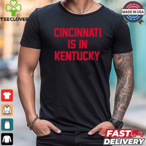 Nice Cincinnati Is In Kentucky Cleveland Guardians 2024 AL Central Division Champions shirt