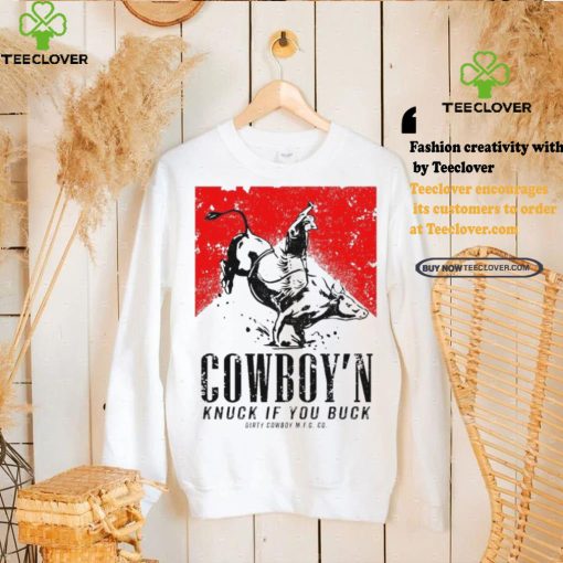 Nice Cowboy’n knuck if you buck men’s marlboro shirt