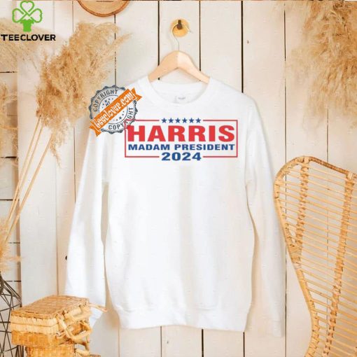 Nice Harris madam president 2024 supporter hoodie, sweater, longsleeve, shirt v-neck, t-shirt