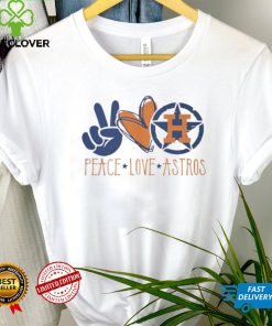 Nice Houston Astros Peace Love Astros Shirt