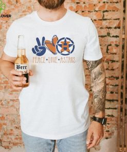 Nice Houston Astros Peace Love Astros Shirt