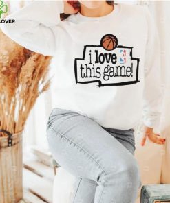 Nice I Love This Game Nba Basketball T shirt