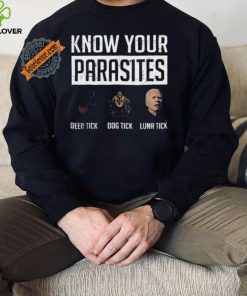 Nice Know your parasites hoodie, sweater, longsleeve, shirt v-neck, t-shirt deer tick dog tick luna tick