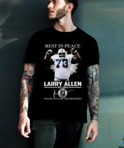 Nice Larry Allen Rest In Peace Thank You For The Memories Signatures To Fan 2024 hoodie, sweater, longsleeve, shirt v-neck, t-shirt