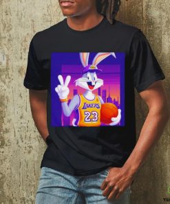 Nice Los Angeles Lakers 23 bunny player Lakers Win shirt
