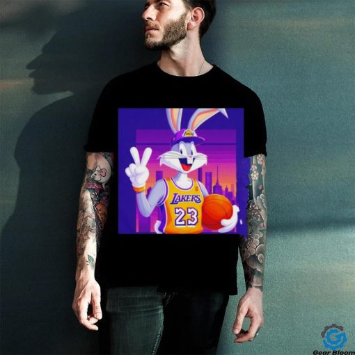 Nice Los Angeles Lakers 23 bunny player Lakers Win hoodie, sweater, longsleeve, shirt v-neck, t-shirt