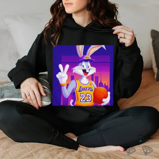 Nice Los Angeles Lakers 23 bunny player Lakers Win hoodie, sweater, longsleeve, shirt v-neck, t-shirt