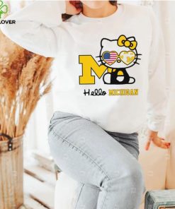 Nice Michigan hello kitty American flag hoodie, sweater, longsleeve, shirt v-neck, t-shirt