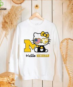 Nice Michigan hello kitty American flag hoodie, sweater, longsleeve, shirt v-neck, t-shirt