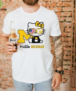 Nice Michigan hello kitty American flag hoodie, sweater, longsleeve, shirt v-neck, t-shirt