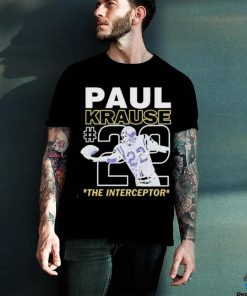 Nice Paul Krause Paul Krause The Interceptor #22 Shirt