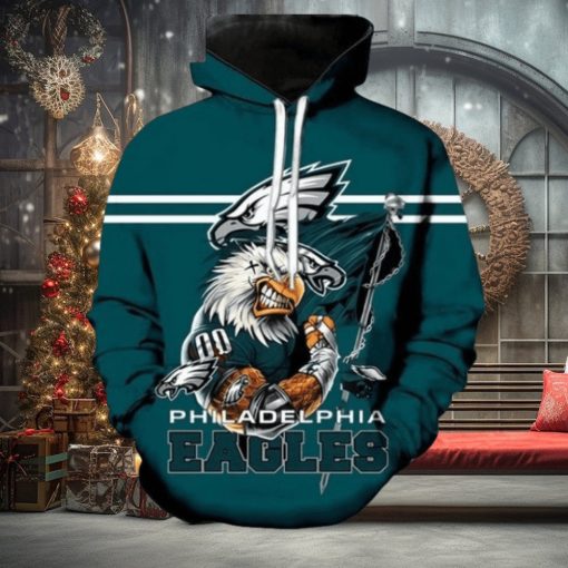 Nice Philadelphia Eagles 3D Hoodie