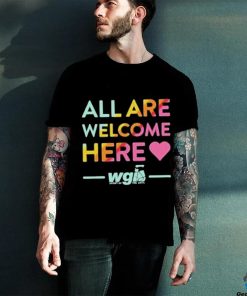 Nice Pride Month All Are Welcome Here Wgi T shirt 1 Nice Pride Month All Are Welcome Here Wgi T shirt