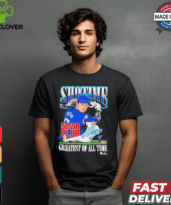 Nice Shohei Ohtani 50 50 Design 2 Black T Shirt