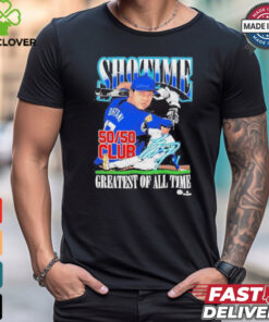 Nice Shohei Ohtani 50 50 Design 2 Black T Shirt