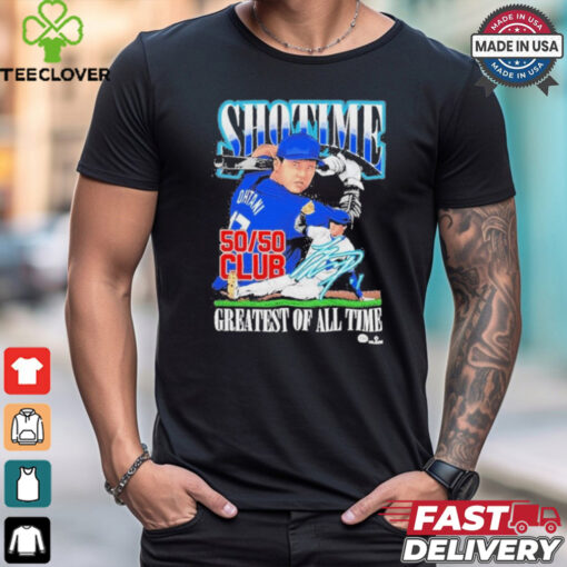 Nice Shohei Ohtani 50 50 Design 2 Black T Shirt