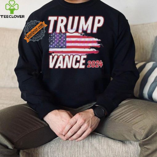 Nice Trump Vance 2024 Flag Maga American flag shirt
