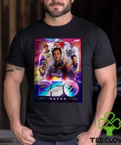 Nice congratulations sergio perez 250 races f1 shirt 3 Nice congratulations sergio perez 250 races f1 shirt