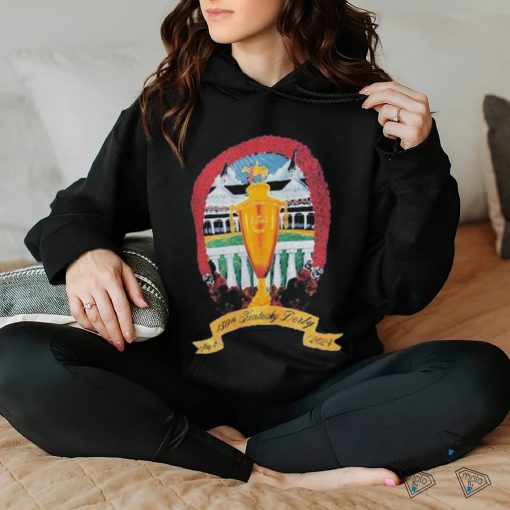 Nice kentucky derby 150 women’s art of the derby poster tri blend 2024 hoodie, sweater, longsleeve, shirt v-neck, t-shirt