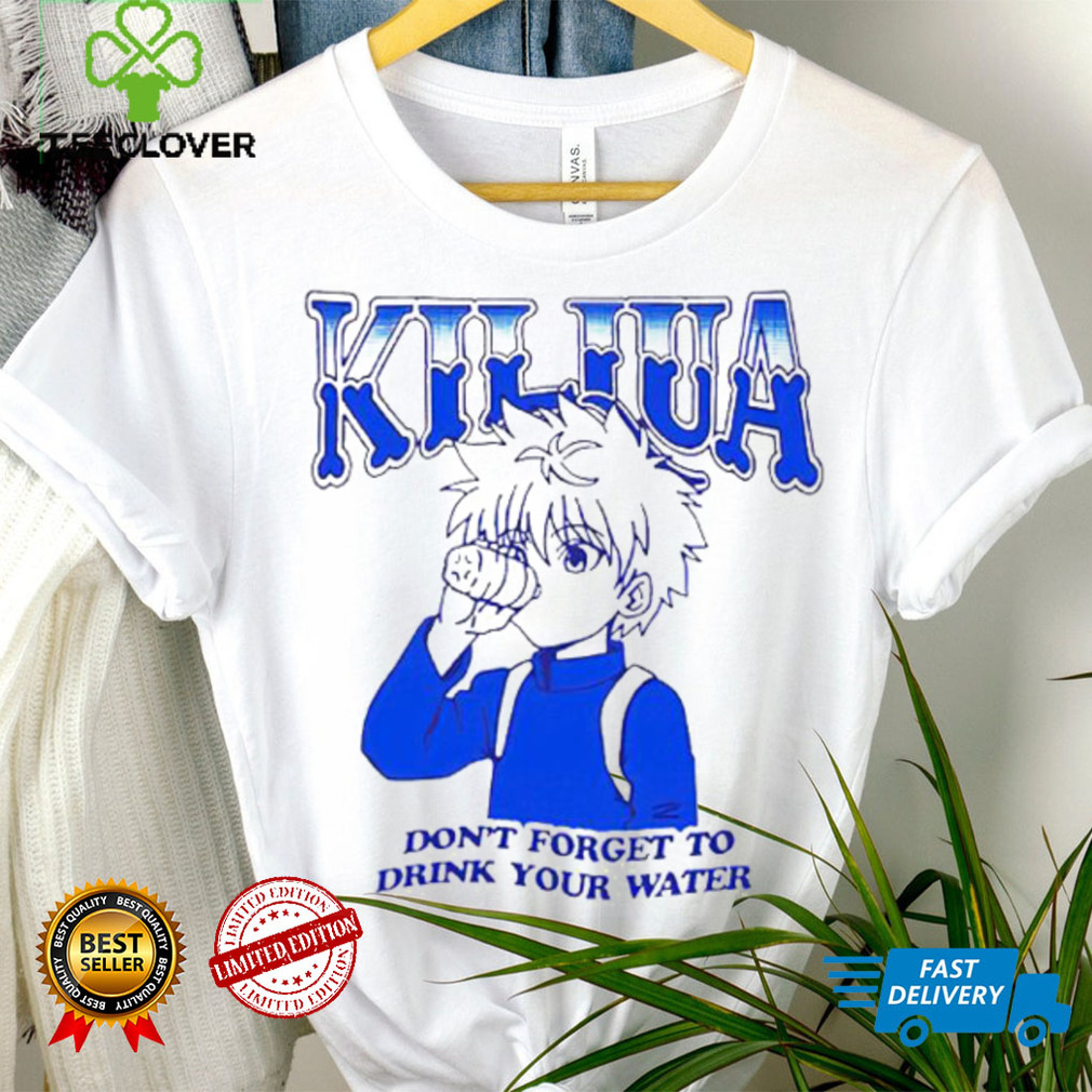 Nice killua Drink Your Water shirt Nice killua Drink Your Water shirt